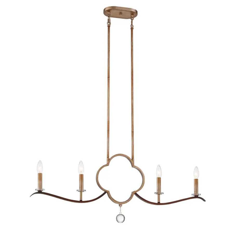 Ava Libertine 4-Light Island Chandelier