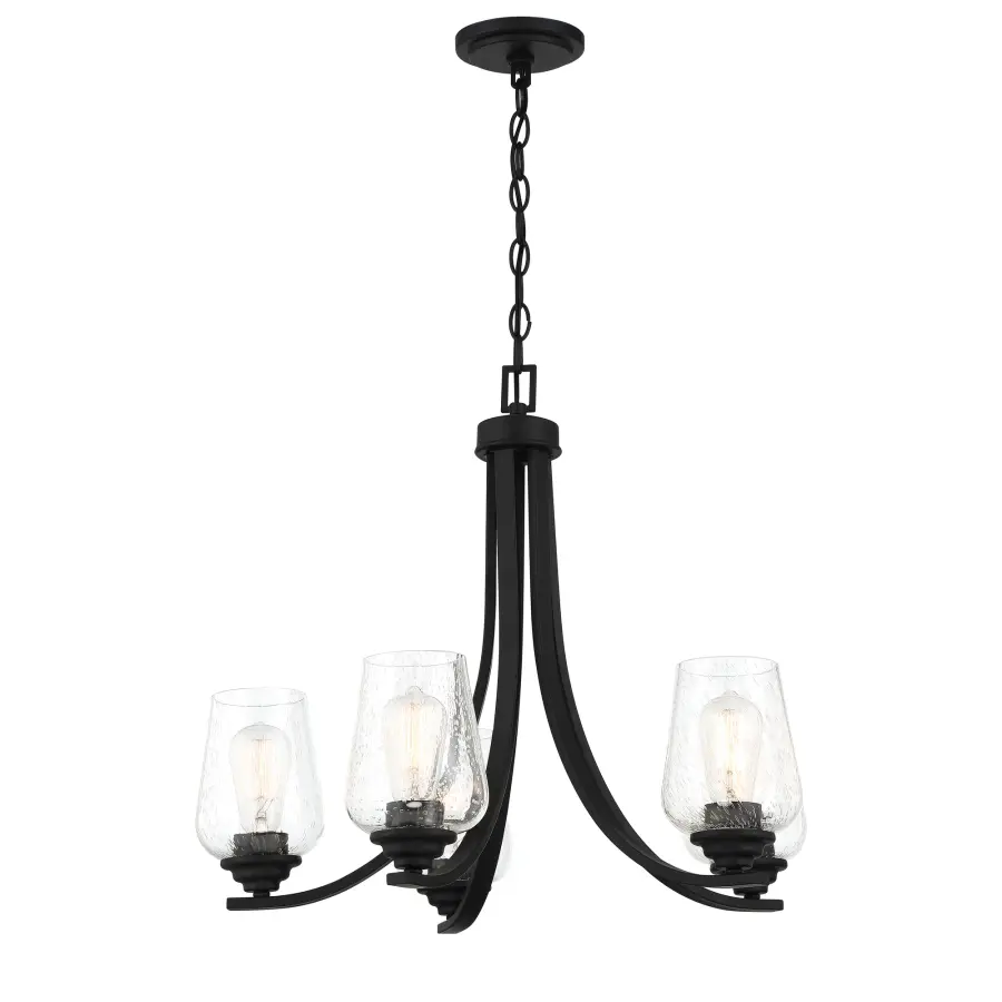 Shyloh 5-Light Chandelier in Coal Black - Image 4