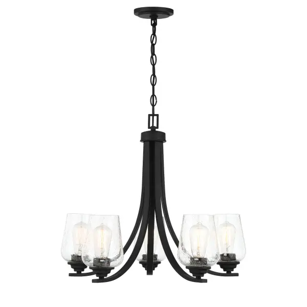 Shyloh 5-Light Chandelier in Coal Black - Image 5