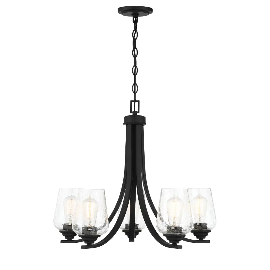 Shyloh 5-Light Chandelier in Coal Black - Image 5