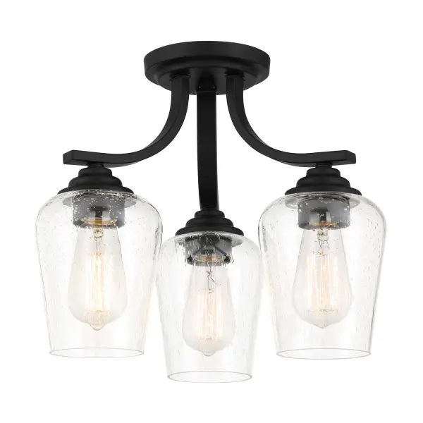 Shyloh 3-Light Semi-Flush Convertible Chandelier - Image 3