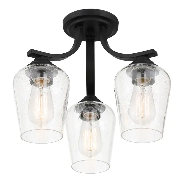 Shyloh 3-Light Semi-Flush Convertible Chandelier - Image 5
