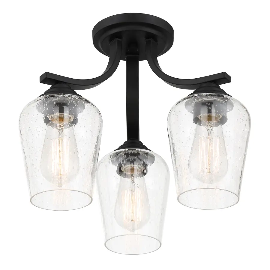 Shyloh 3-Light Semi-Flush Convertible Chandelier - Image 5
