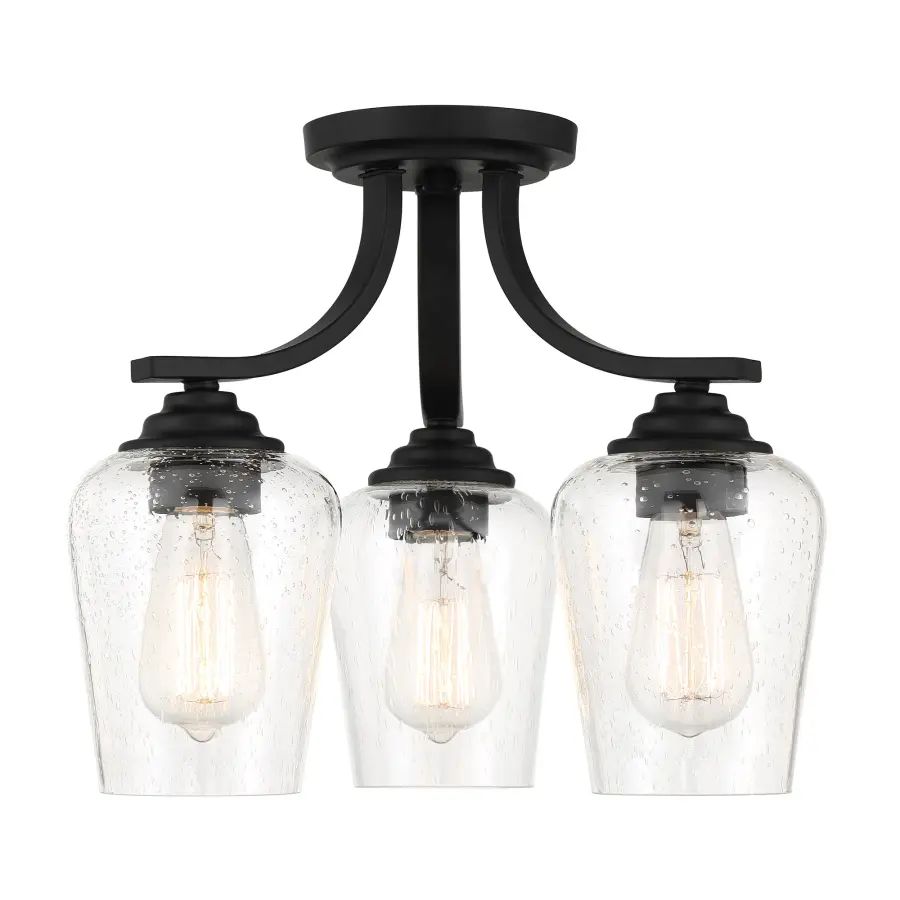 Shyloh 3-Light Semi-Flush Convertible Chandelier - Image 7