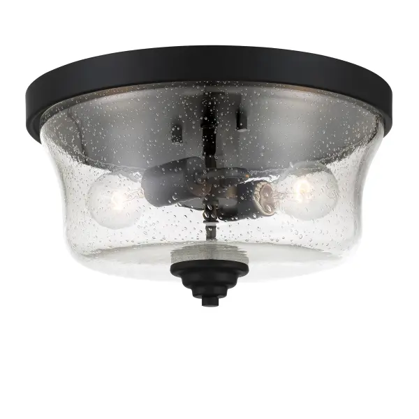 Shyloh 2-Light Flush Mount in Coal Black - Image 3