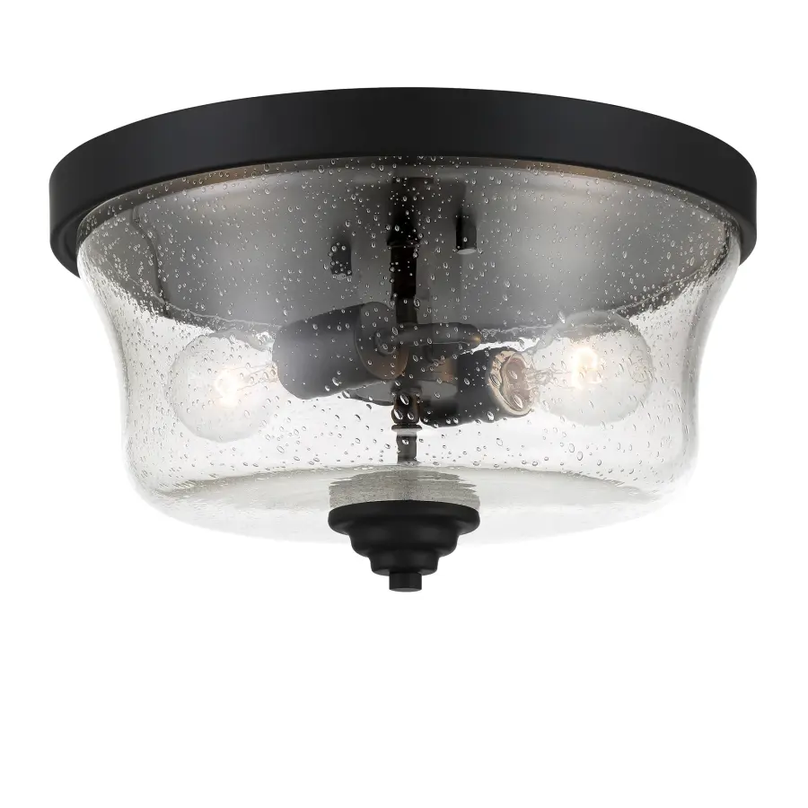 Shyloh 2-Light Flush Mount in Coal Black - Image 3
