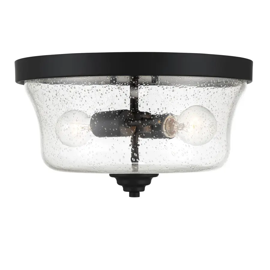 Shyloh 2-Light Flush Mount in Coal Black - Image 5