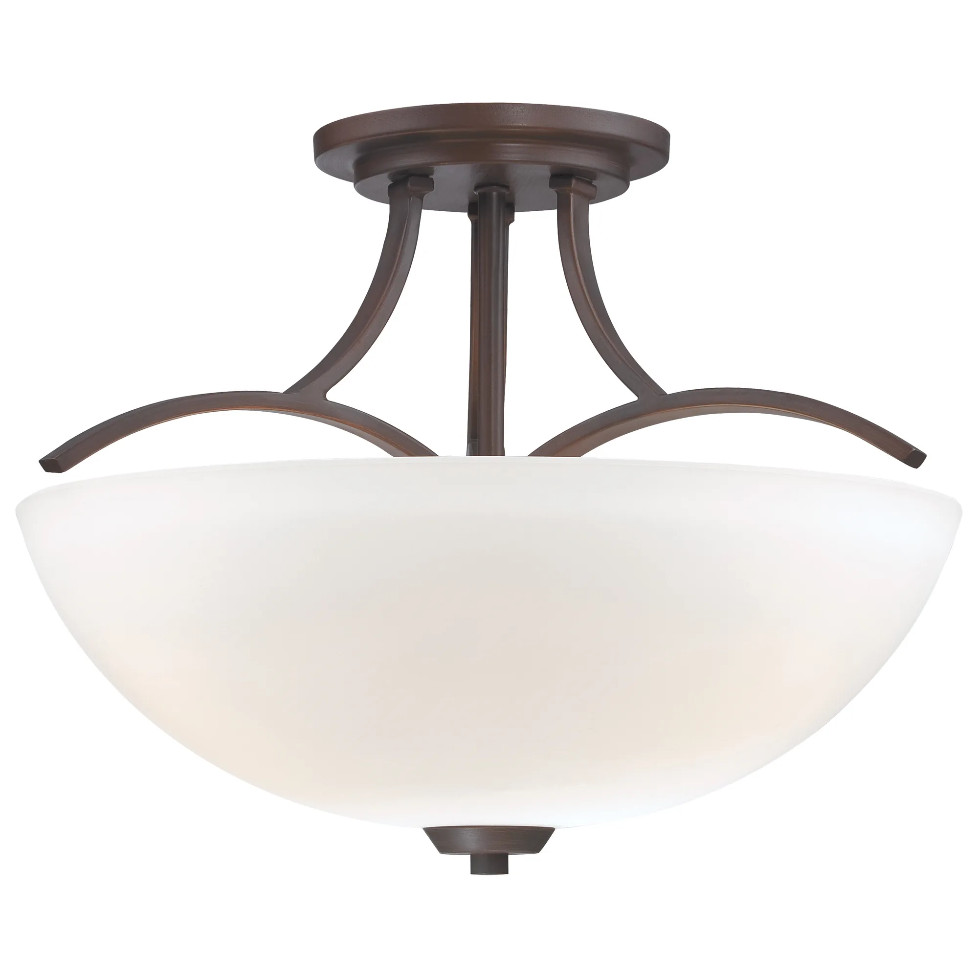 Overland Park 3-Light Semi-Flush Mount Ceiling Light
