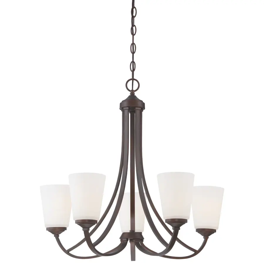 Overland Park 5-Light Chandelier in Vintage Bronze