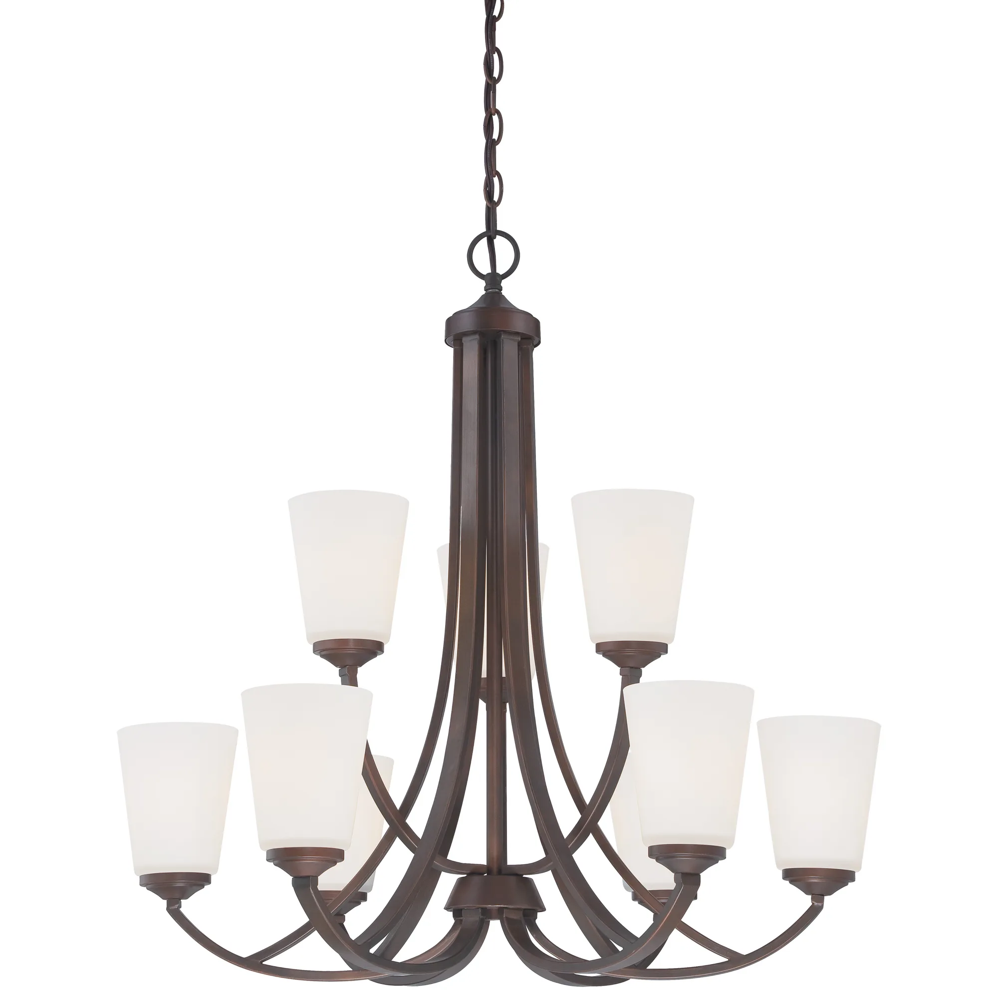 Overland Park 9-Light Chandelier in Vintage Bronze