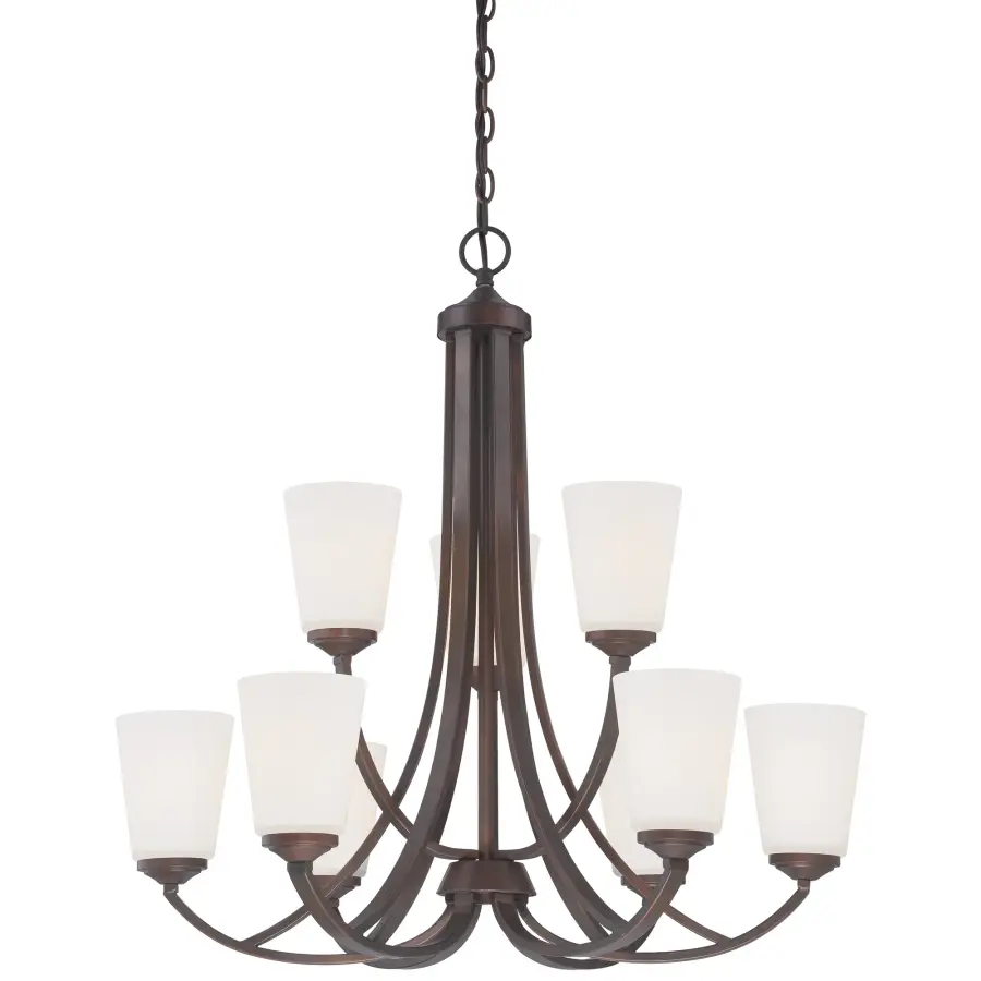 Overland Park 9-Light Chandelier in Vintage Bronze