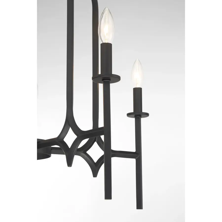 Muncie 5-Light Chandelier in Coal Black - Image 2