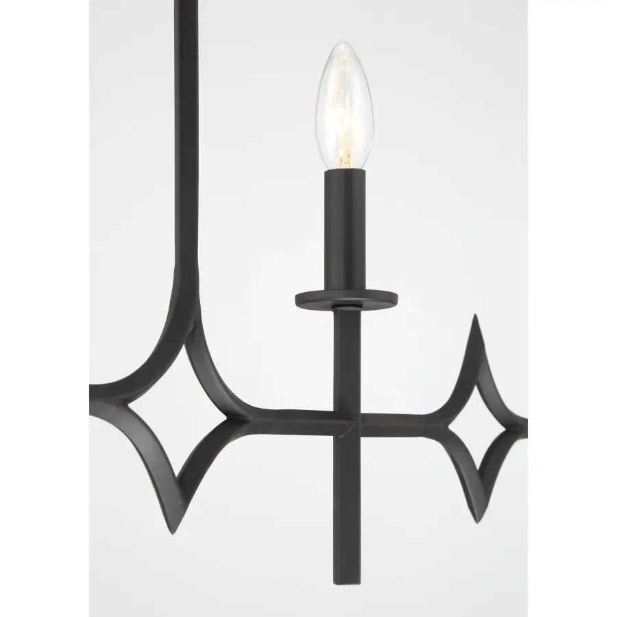 Muncie 4-Light Linear Chandelier - Image 3