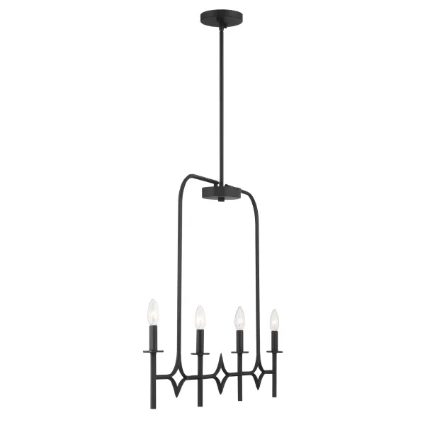 Muncie 4-Light Linear Chandelier - Image 4
