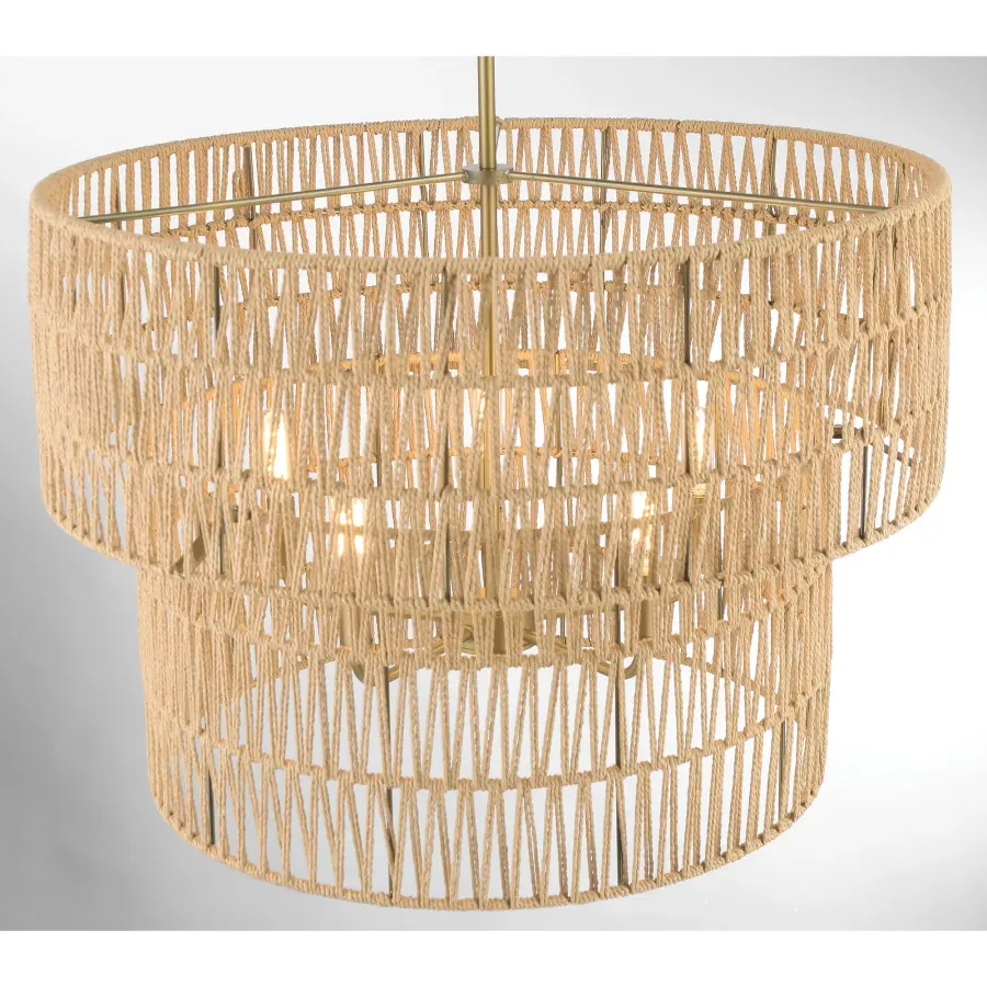 Bungalow Heaven 5-Light Pendant in Soft Brass - Image 5