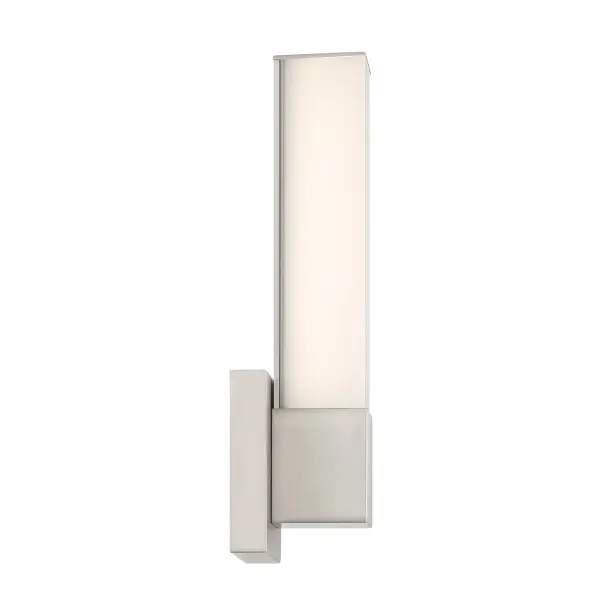 LED Square Wall Sconce in Brushed Nickel Finish with Color Changing Technology - alternate view