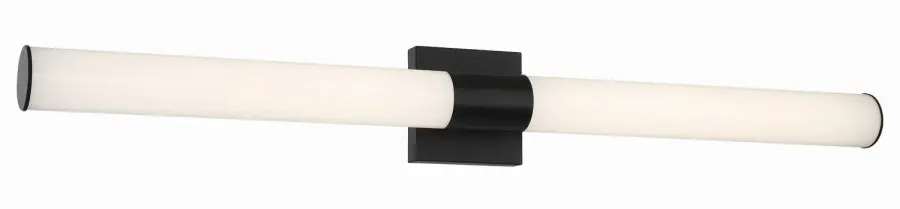 Vantage 36" LED Round Bath Light in Coal Black - Image 1