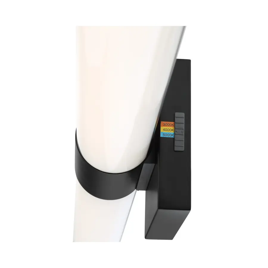 Vantage 36" LED Round Bath Light in Coal Black - Image 2