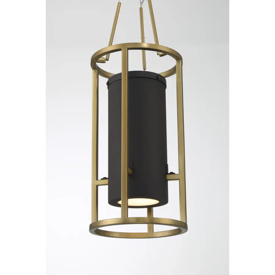 Elegant Mini Pendant with Warm Alabaster Glow and Mixed Metal Finish - Image 5