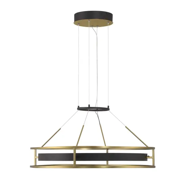 Sophisticated Linear Pendant with Warm Alabaster Glow - Image 3