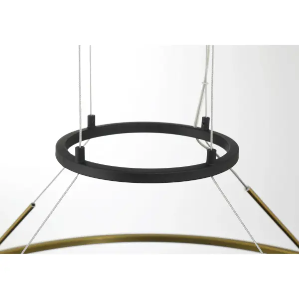 Sophisticated Linear Pendant with Warm Alabaster Glow - Image 5