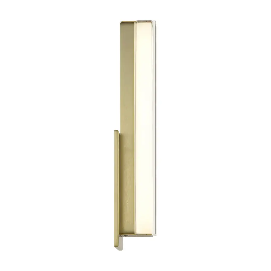 14" LED Wall Sconce in Ashen Brass - Image 4