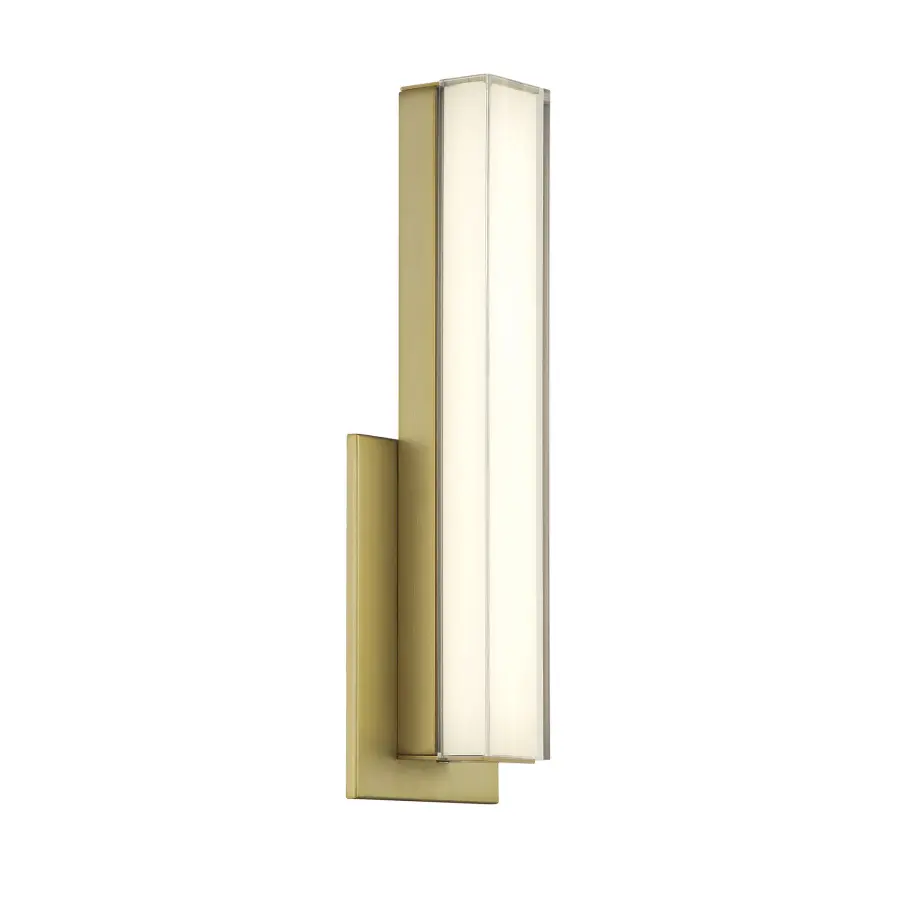 14" LED Wall Sconce in Ashen Brass - Image 5