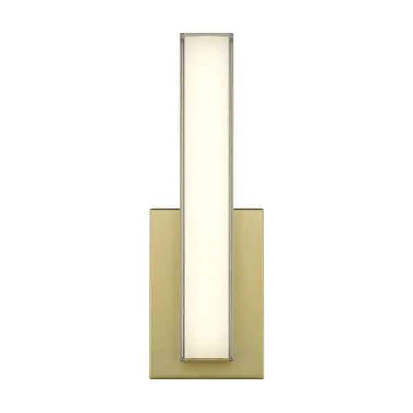 14" LED Wall Sconce in Ashen Brass - Image 6