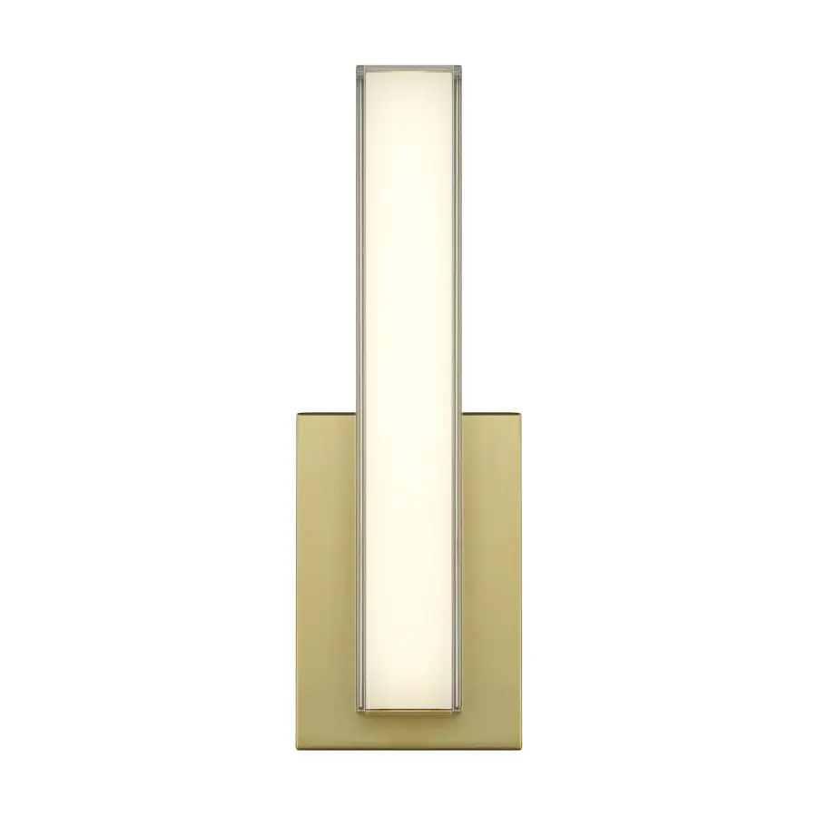 14" LED Wall Sconce in Ashen Brass - Image 6