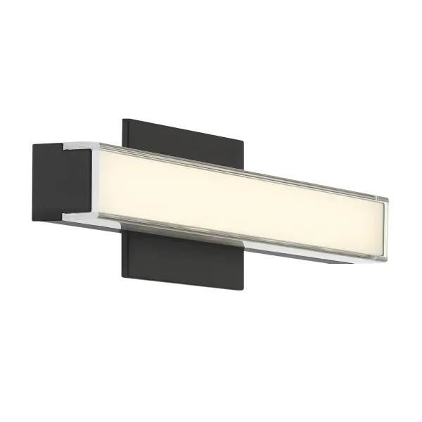 18" LED Wall Sconce in Coal Black - Image 3
