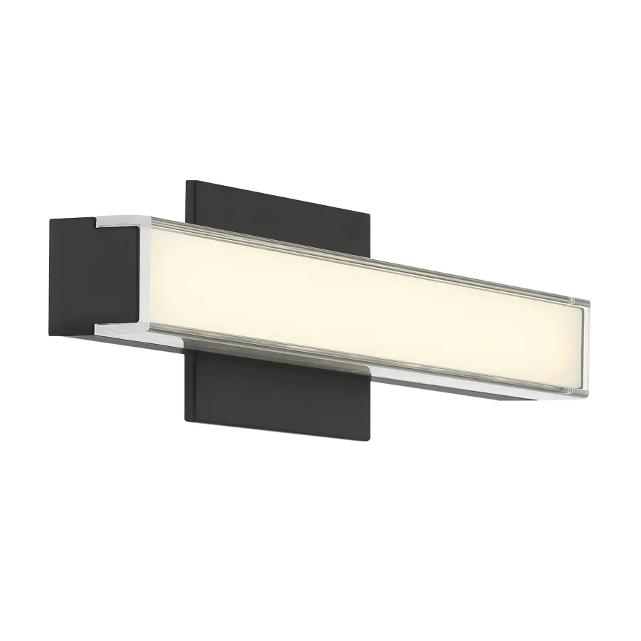 18" LED Wall Sconce in Coal Black - Image 3