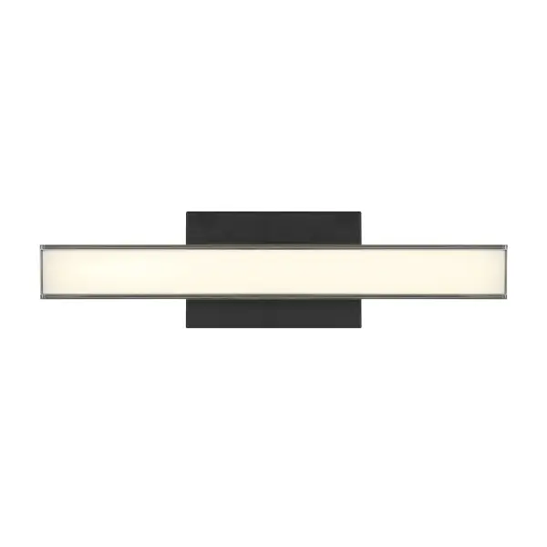 18" LED Wall Sconce in Coal Black - Image 4