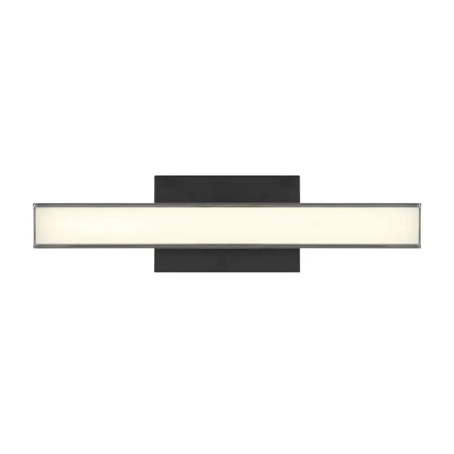 18" LED Wall Sconce in Coal Black - Image 4