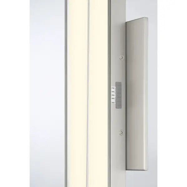 30" LED Wall Sconce in Brushed Nickel Finish with Clear Acrylic Shade - alternate view