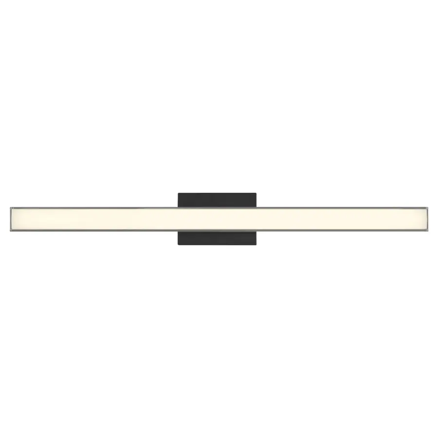 36" LED Wall Sconce in Coal Black - Image 4