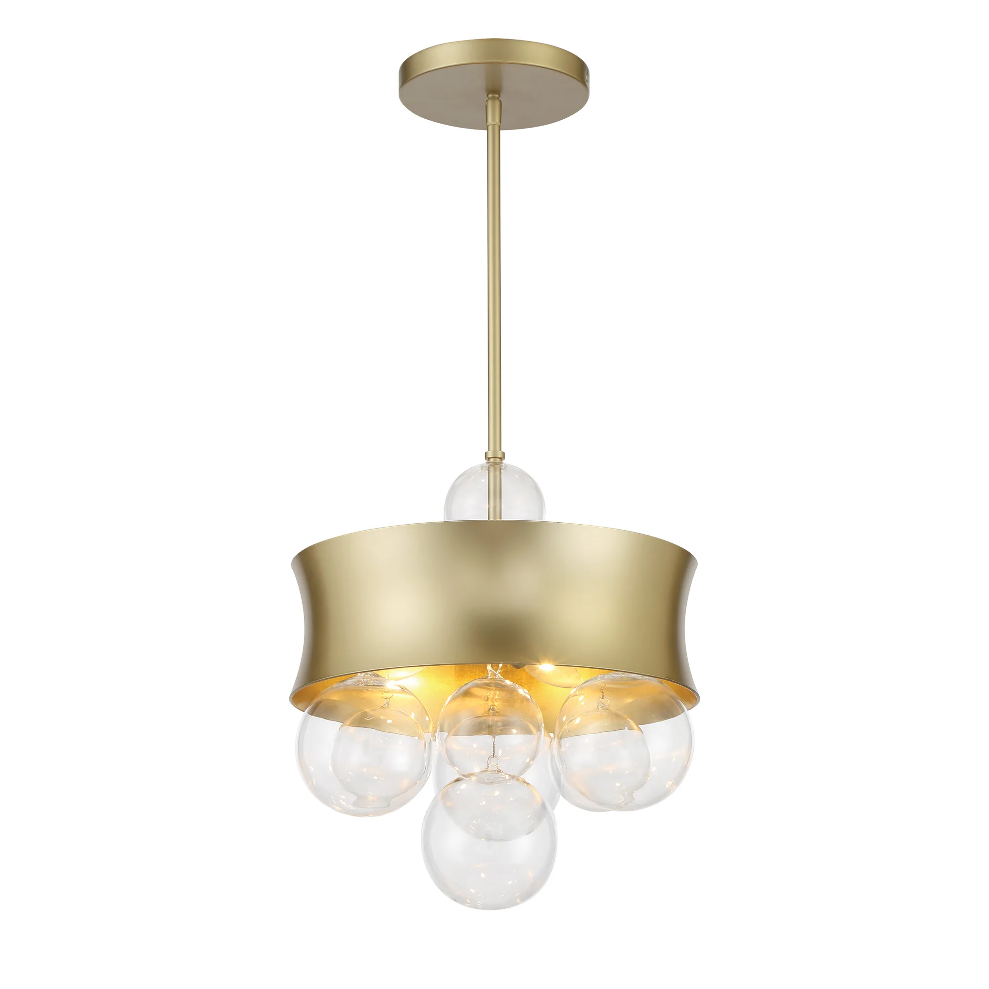 Verdi Square 3-Light Convertible Pendant by Robin Baron