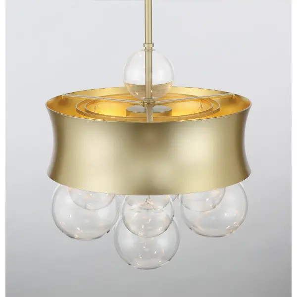 Verdi Square 3-Light Convertible Pendant by Robin Baron - Image 4
