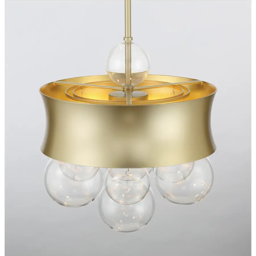 Verdi Square 3-Light Convertible Pendant by Robin Baron - Image 4