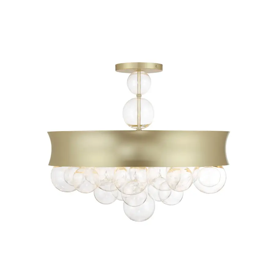 Verdi Square 22" 8-Light Convertible Pendant by Robin Baron - Image 2