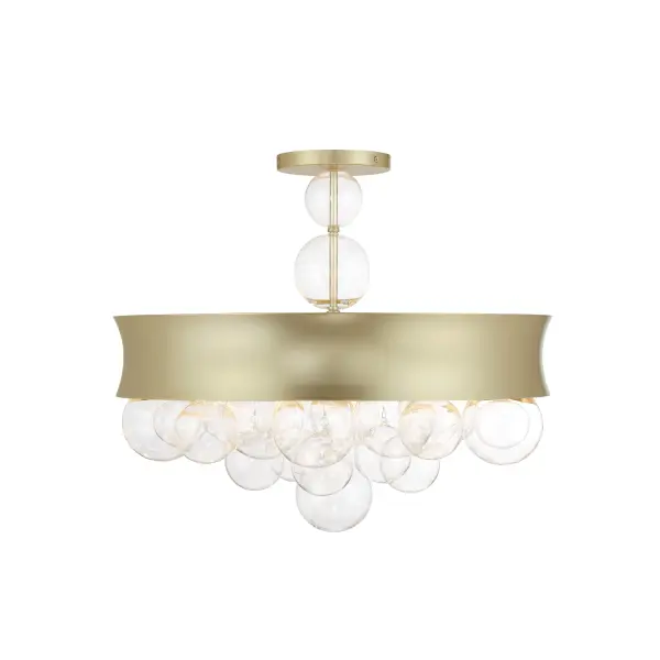 Verdi Square 22" 8-Light Convertible Pendant by Robin Baron - Image 3