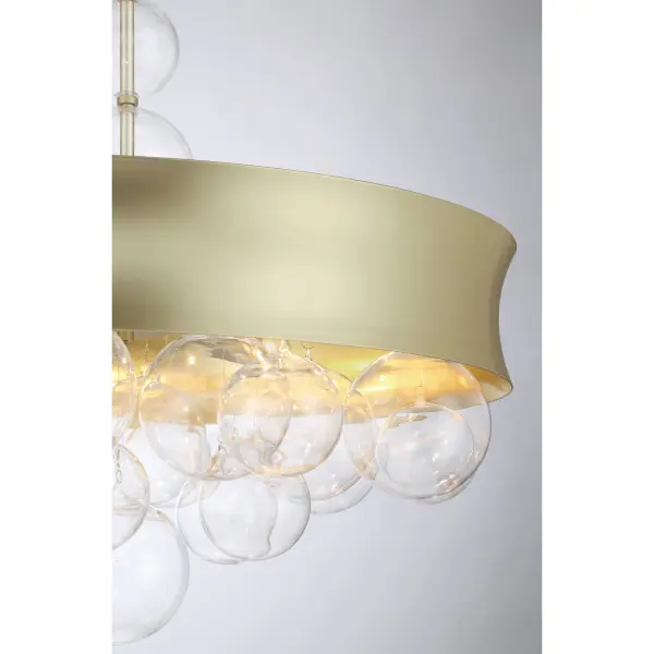 Verdi Square 22" 8-Light Convertible Pendant by Robin Baron - Image 4