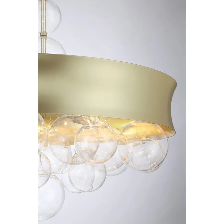 Verdi Square 22" 8-Light Convertible Pendant by Robin Baron - Image 4