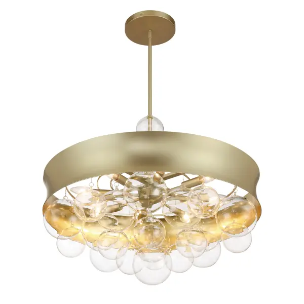 Verdi Square 22" 8-Light Convertible Pendant by Robin Baron - Image 5