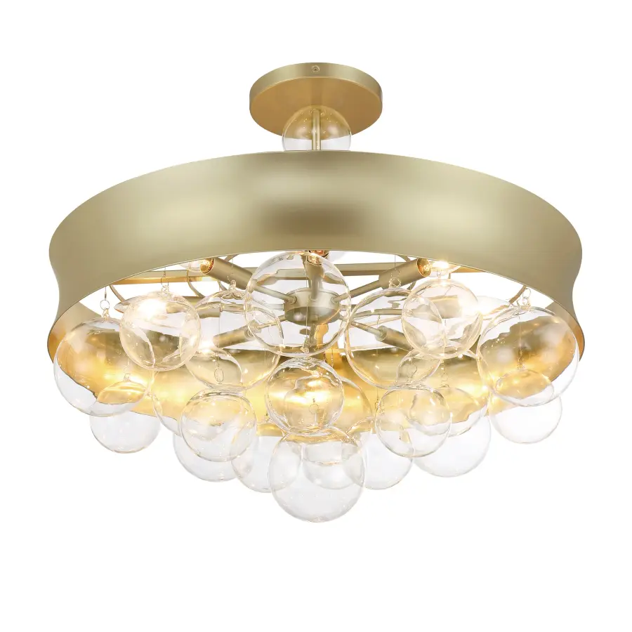 Verdi Square 22" 8-Light Convertible Pendant by Robin Baron - Image 6