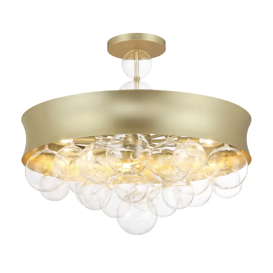 Verdi Square 22" 8-Light Convertible Pendant by Robin Baron - Image 8