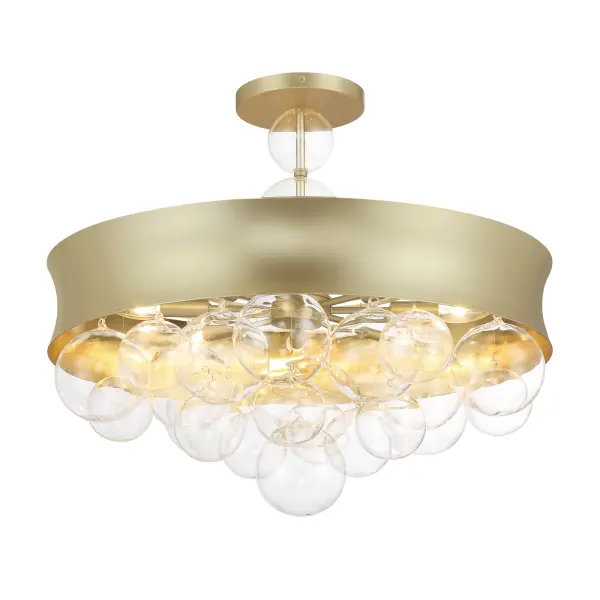 Verdi Square 22" 8-Light Convertible Pendant by Robin Baron - Image 9