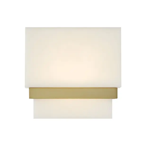 Arzon LED Wall Sconce in Soft Brass - Image 3