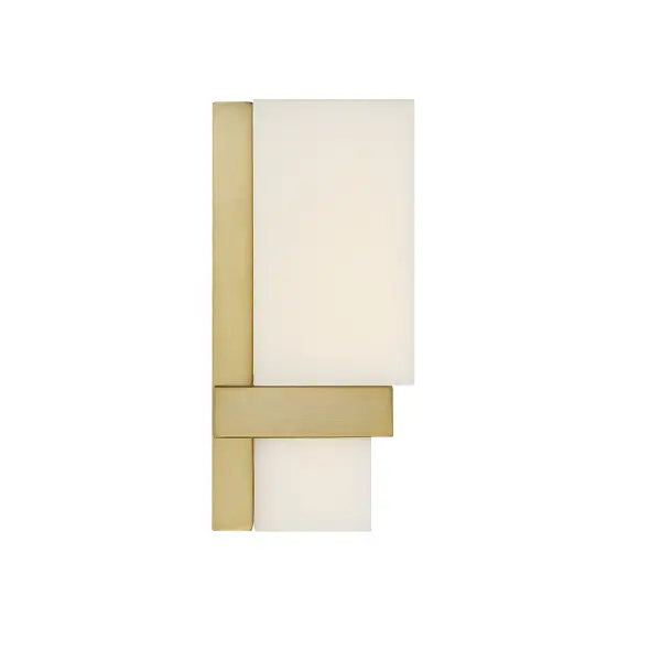 Arzon LED Wall Sconce in Soft Brass - Image 4