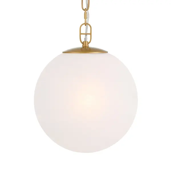 Marbelle 10" 1-Light Pendant in Legacy Brass - Image 1