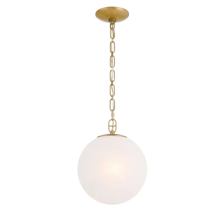 Marbelle 10" 1-Light Pendant in Legacy Brass - Image 3
